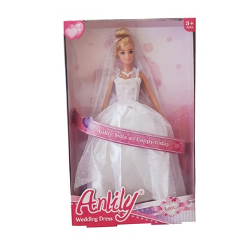 Papusa Anlily In Rochie de Mireasa Papusa Anlily In Rochie de Mireasa