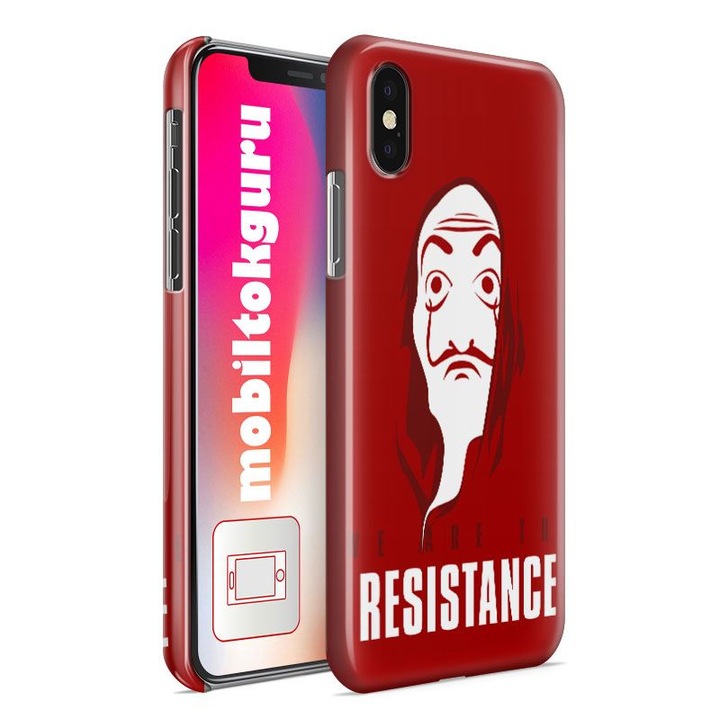Husa Plastic, MobiltokGuru, Compatibila Cu Xiaomi Redmi Note 11, Model La casa de papel 16 rezistenta la uzura, Multicolor