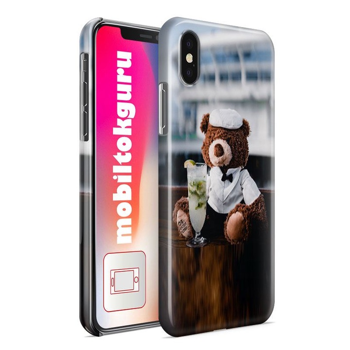 Husa Plastic, MobiltokGuru, Compatibila Cu Xiaomi Redmi Note 11, Model Ursulet de plus 70 rezistenta la uzura, Multicolor