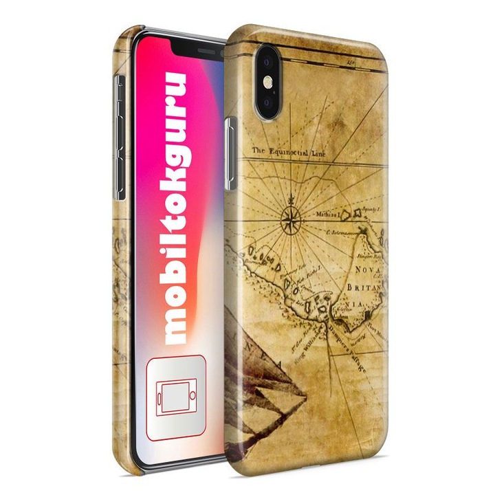 Калъф за телефон Map 37 за Xiaomi Redmi Note 9 защитно покритие