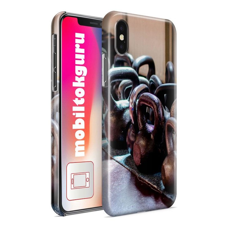 Husa Plastic, MobiltokGuru, Compatibila Cu Xiaomi Redmi Note 11, Model Kettlebell 40 rezistenta la uzura, Multicolor