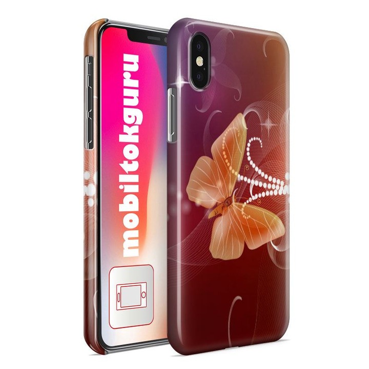 Защитен капак на калъфа за телефон Orange Butterfly 1 Oppo Reno 5 Pro 5G