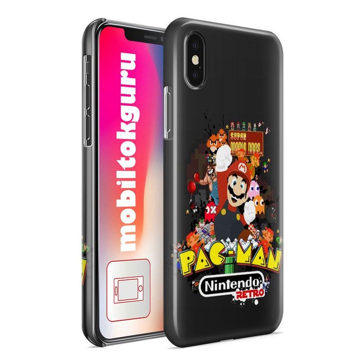 Husa Plastic, MobiltokGuru, Compatibila Cu Xiaomi Redmi Note 11, Model Nintendo 38 rezistenta la uzura, Multicolor