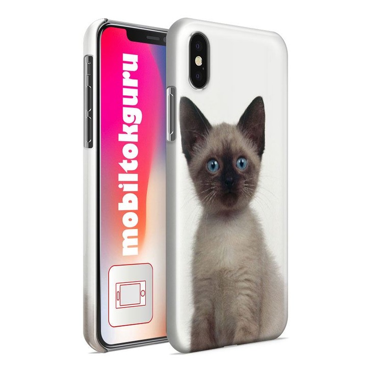 Husa Plastic, MobiltokGuru, Compatibila Cu Xiaomi Redmi Note 11, Model Pisica siameza 43 rezistenta la uzura, Multicolor