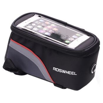 Husa suport telefon E-Boda pentru bicicleta, Negru/Rosu Husa suport telefon E-Boda pentru bicicleta, Negru/Rosu