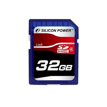 Card memorie Silicon Power SDHC 32GB, Class 4, Retail Card memorie Silicon Power SDHC 32GB, Class 4, Retail