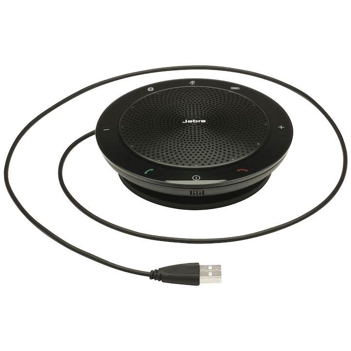 Jabra Speak 510 MS hordozható audio konferenciarendszer, fekete