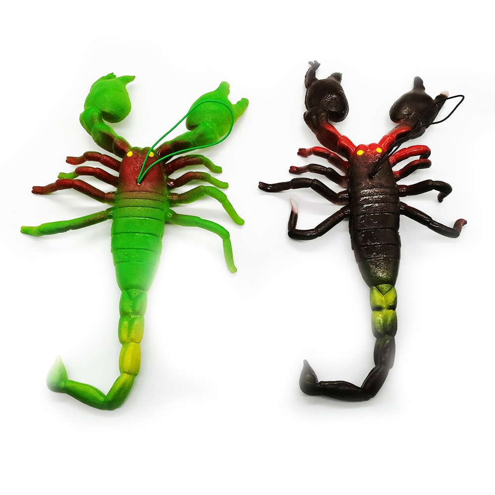 Set 2 Scorpioni uriasi, Desert Warriors, din cauciuc moale, agatabili, 15 cm, Vision