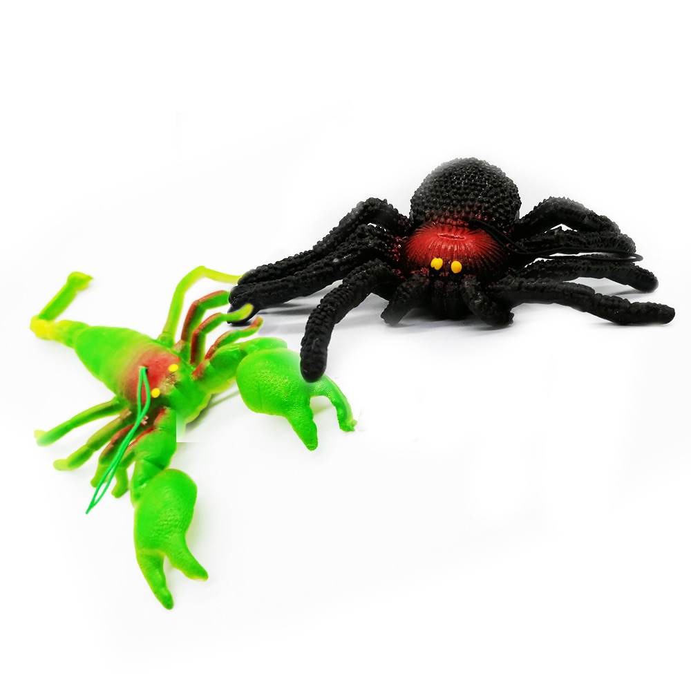 Set 2 Insecte uriase, Desert Warriors, din cauciuc moale, agatabili, 15 cm, Vision