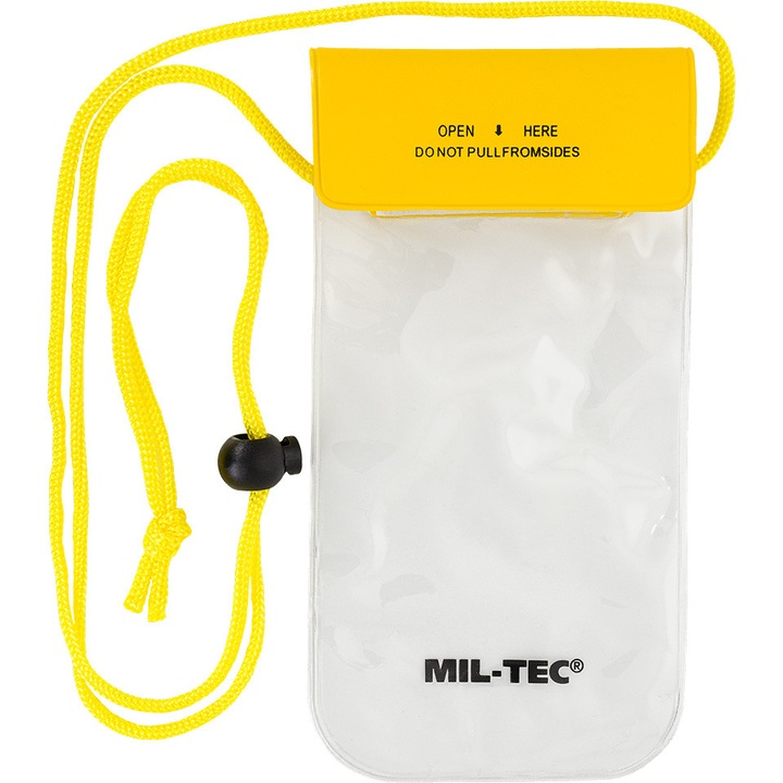 Държач за документи 16x9cm водоустойчив жълт Mil-Tec