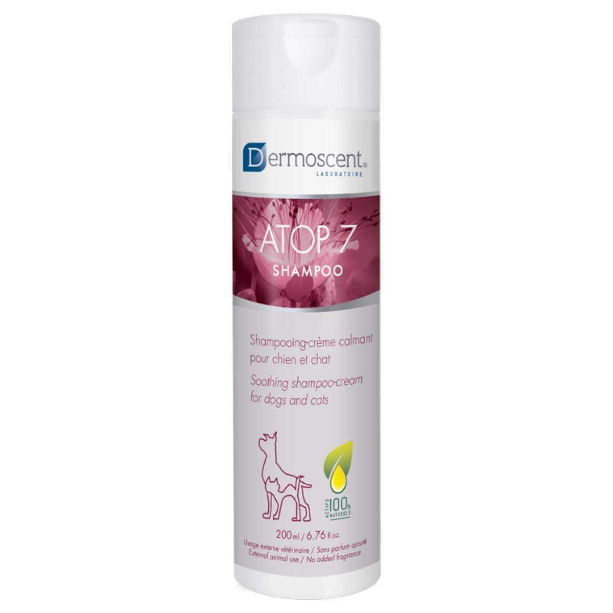 Sampon pentru caini si pisici Dermoscent Atop 7, 200 ml