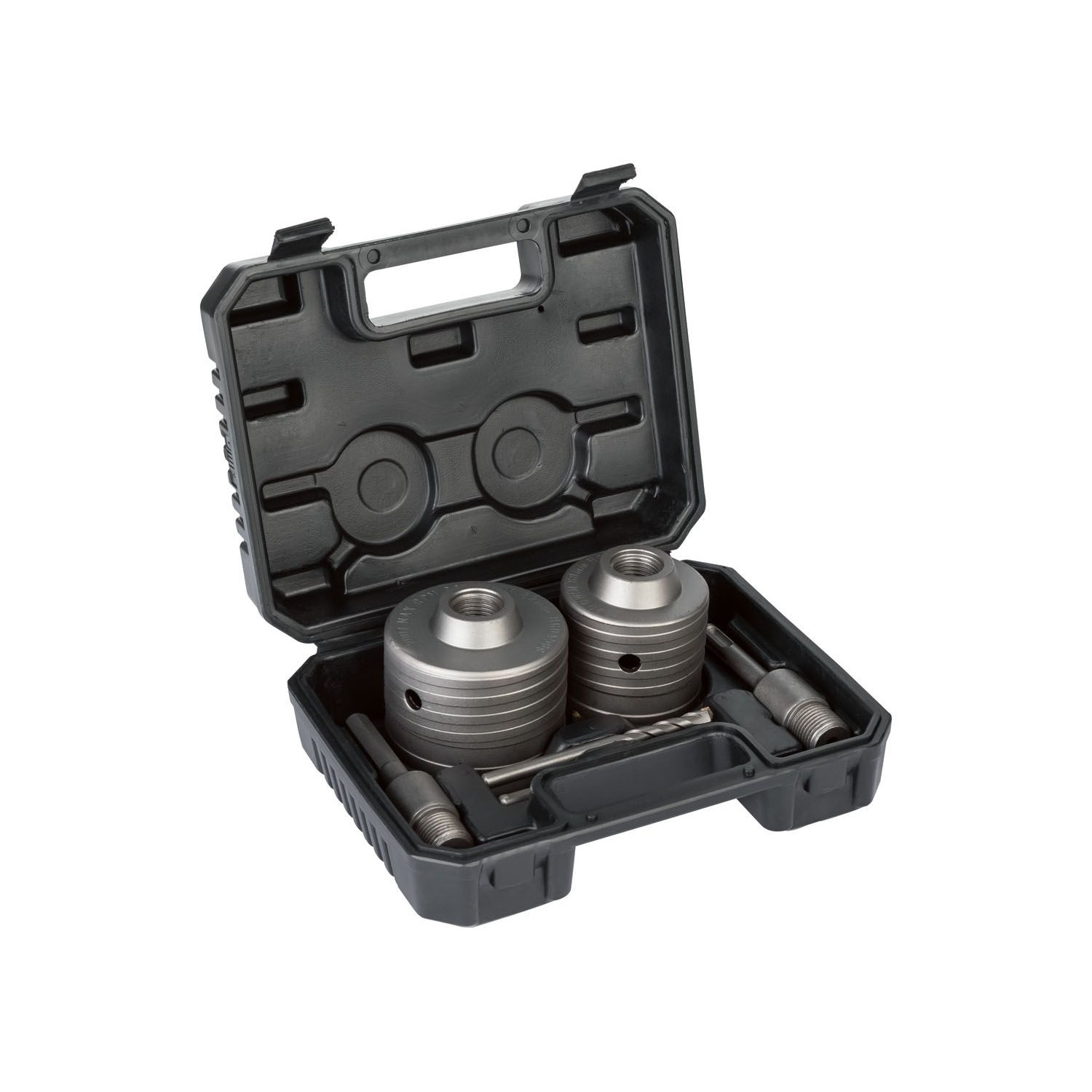 Set carote otel carbon pentru ciocane rotopercutoare cu sistem sds