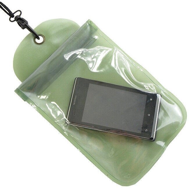 Husa de protectie subacvatica, MIL-TEC, PVC, 10x23cm, Verde