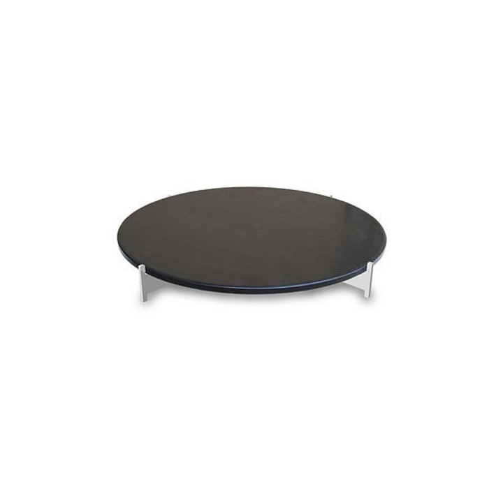 Farfurie pentru pizza, LotusGrill, BBQ, Inox, Negru