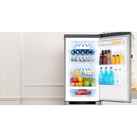 Combina frigorifica |Samsung RB 33J3219SS/EF, 330 l, Clasa A+++, No frost, H 185 cm, Argintiu