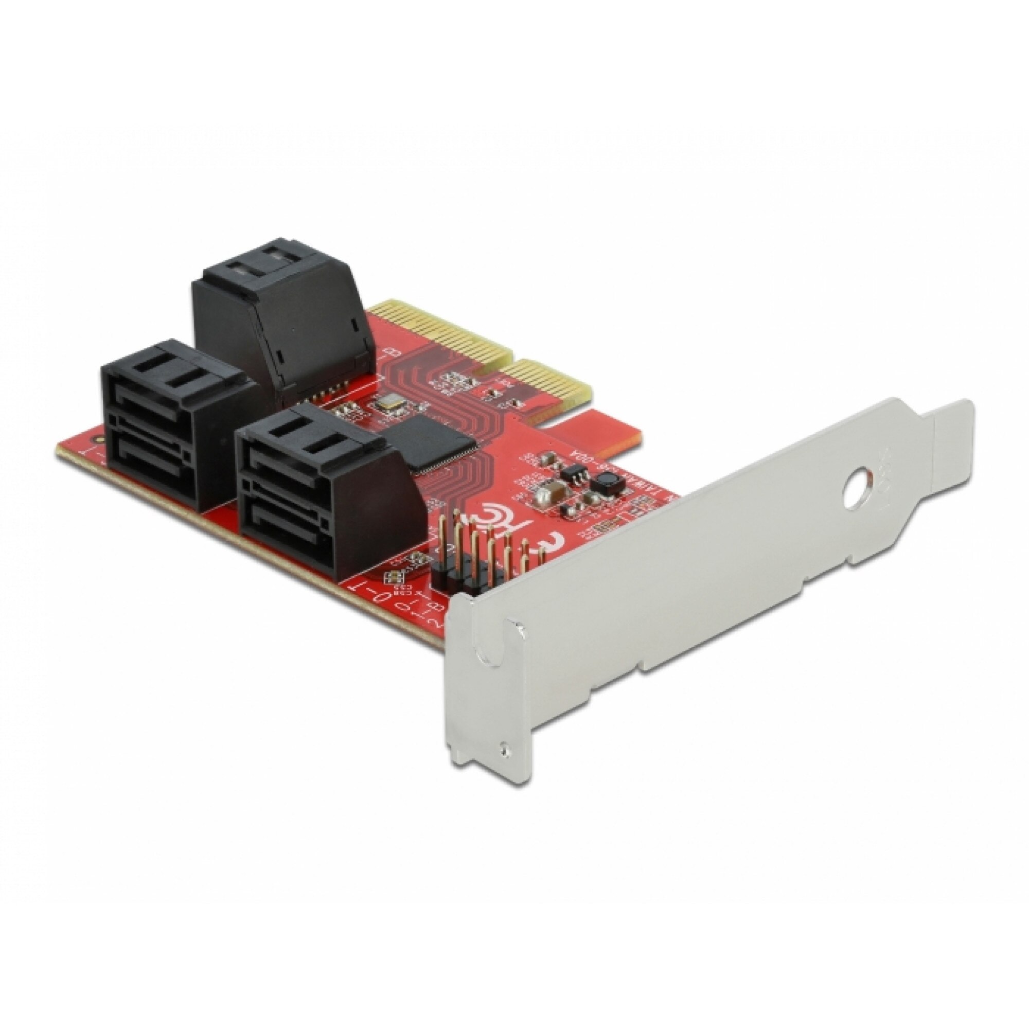 Placa PCI Express, Delock 89042, 6 porturi SATA III LPFF