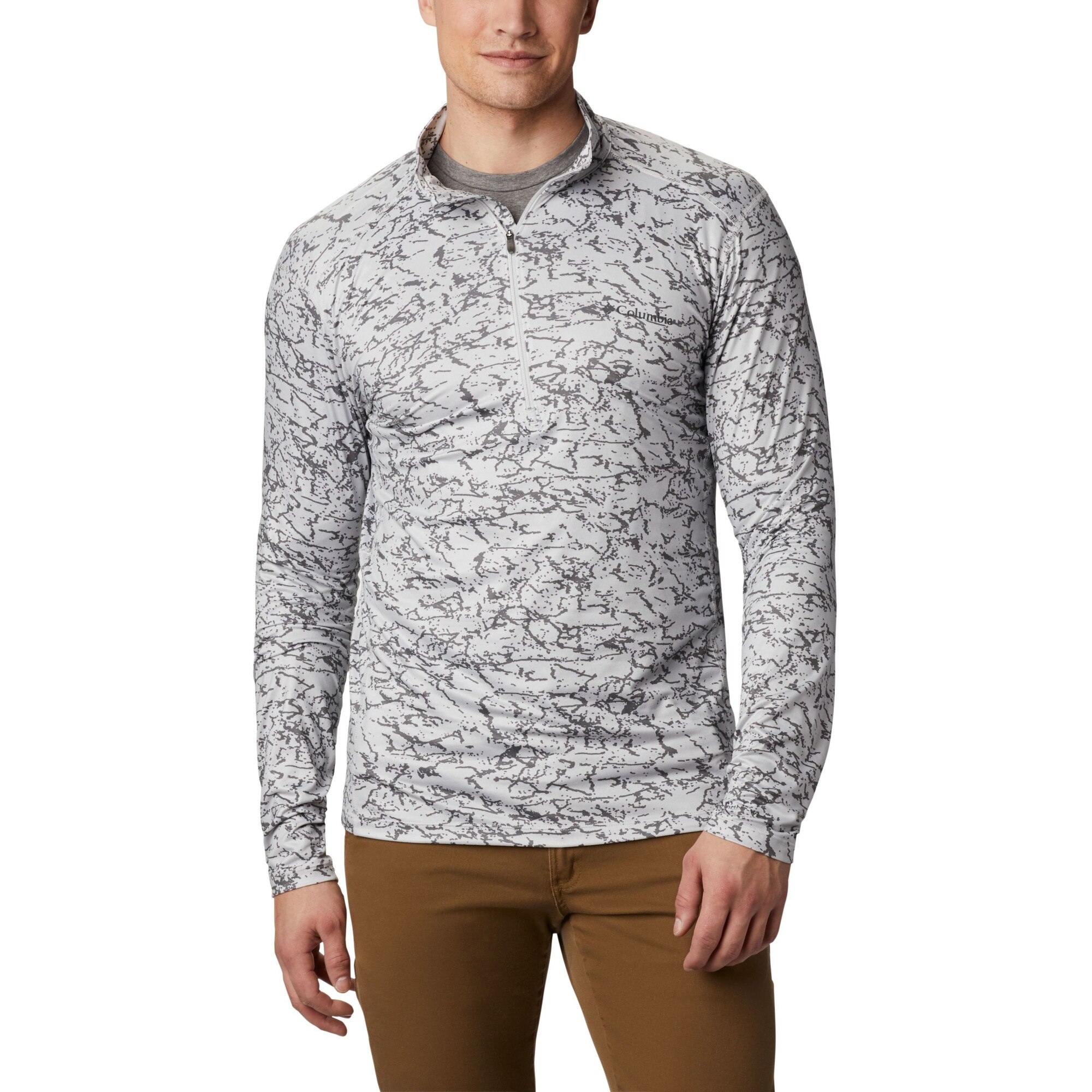 Bluza sport barbati, Columbia Winter Power Half Zip, Gri, M