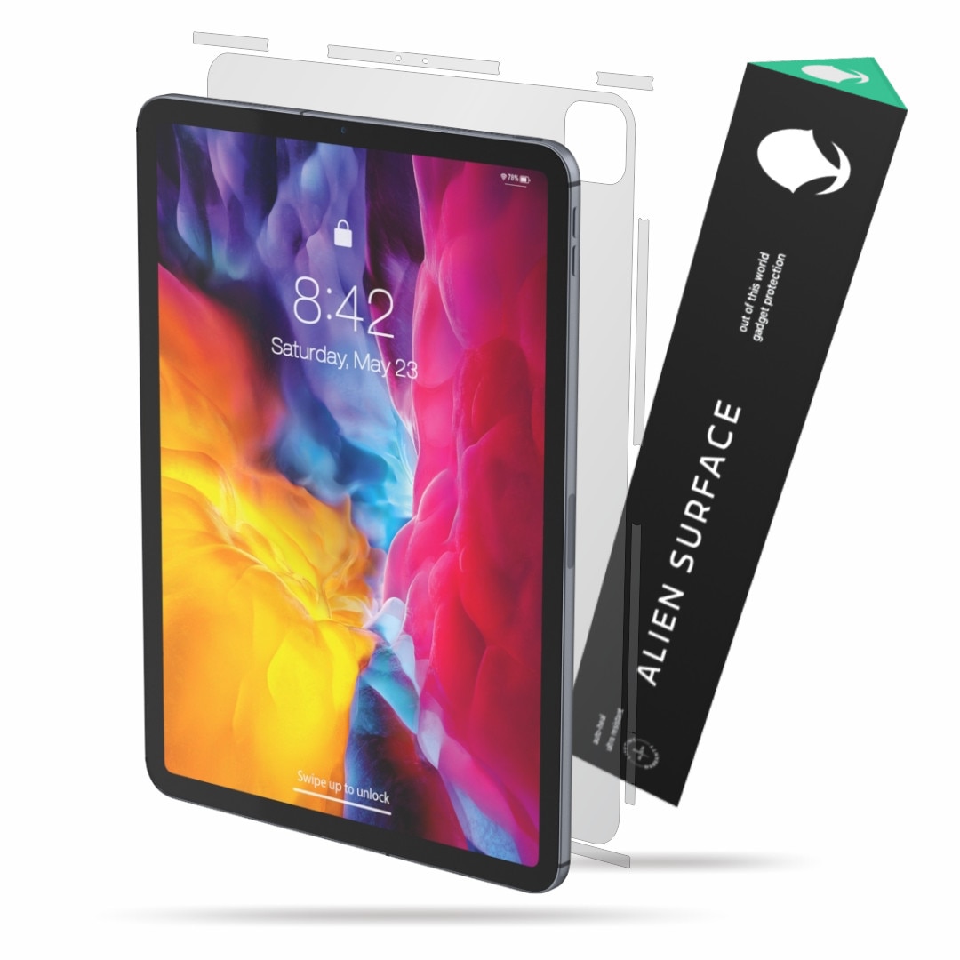 Folie Alien Surface, compatibila cu Apple iPad Pro 11 inch (2020), protectie spate, laterale