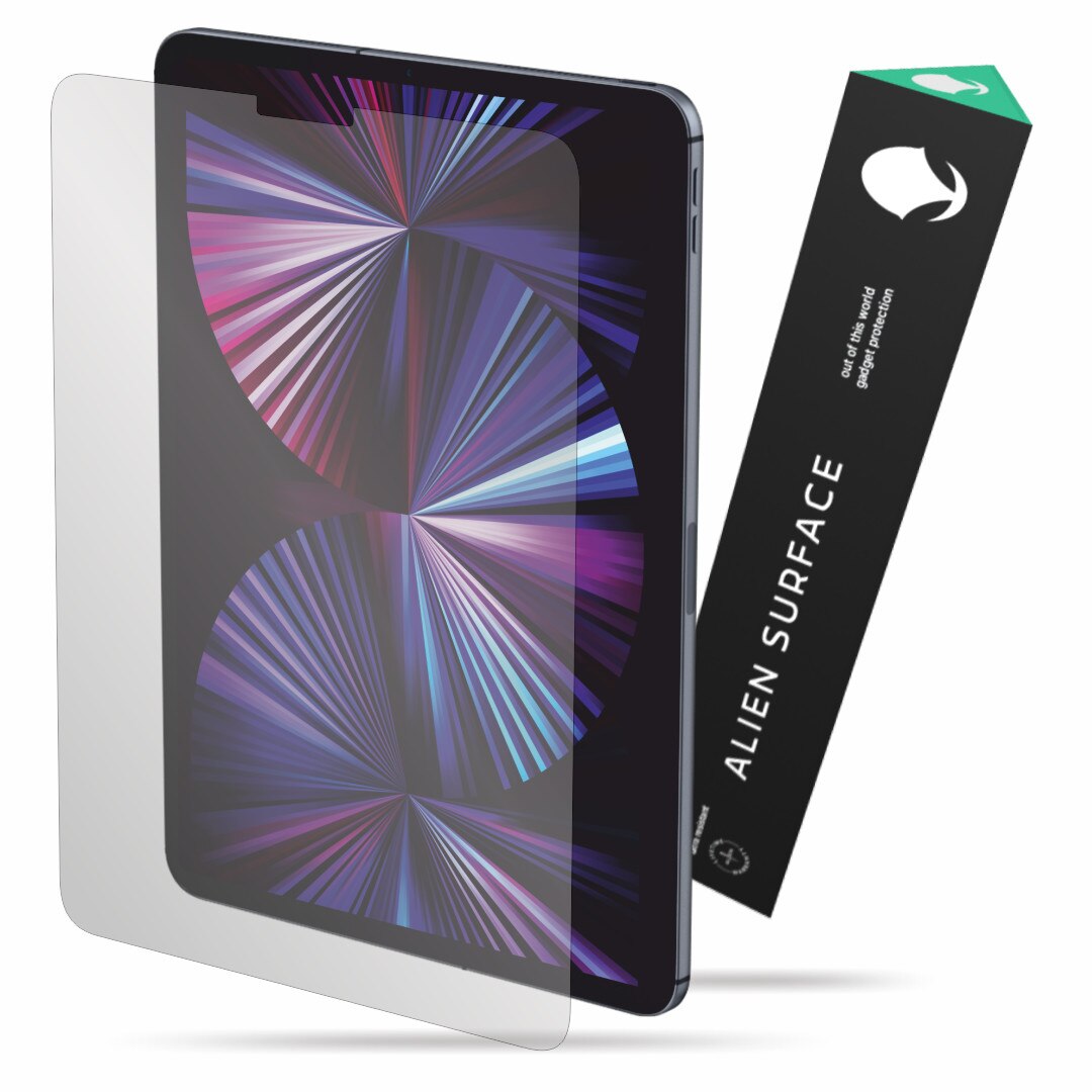Folie Alien Surface, compatibila cu Apple iPad Pro 12.9 inch (2021), protectie ecran
