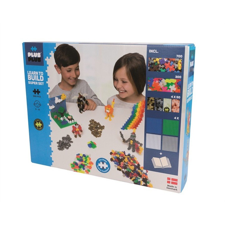 Конструктор Plus Plus, Learn to Build, 1200 части