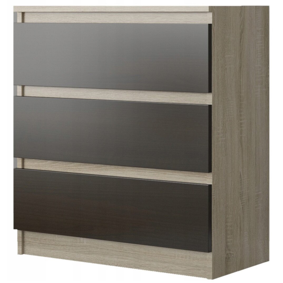 Comoda moderna, PVC, R-3 SONOMA MIX WENGE, 76x40x70