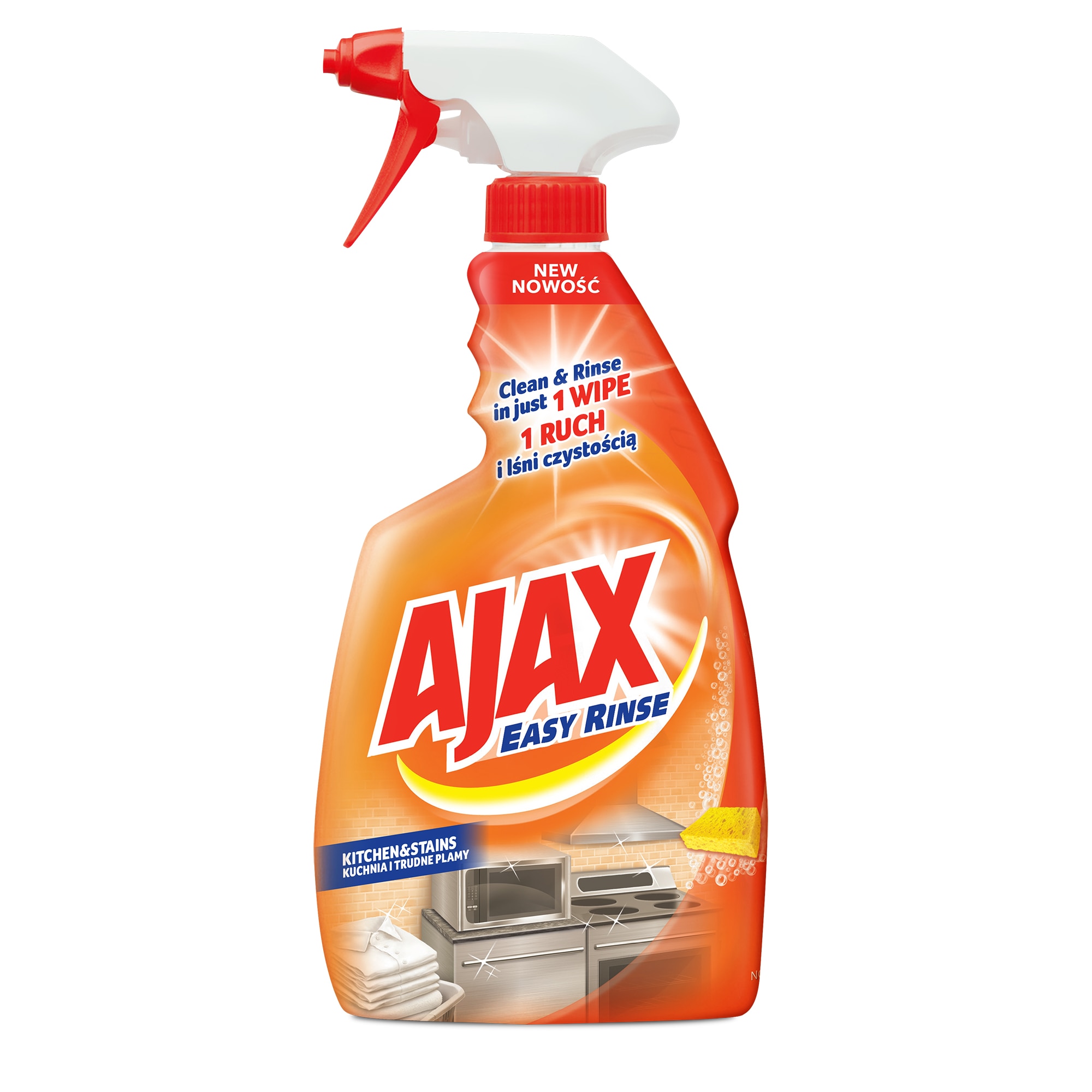 Ajax Easy Rinse Kitchen&Stains 500ml - eMAG.ro