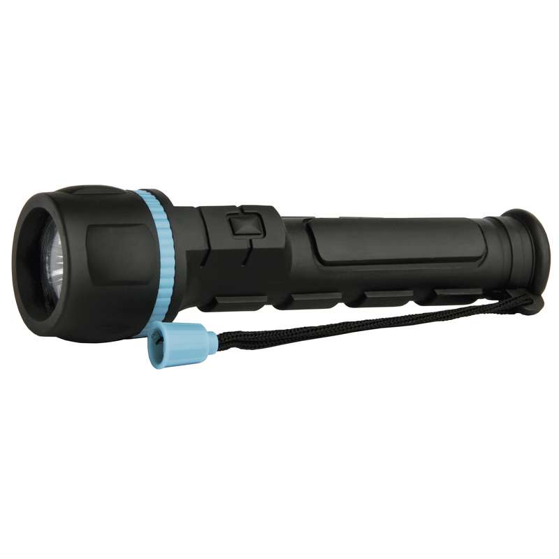 Lanterna carcasa plastic acoperit cu cauciuc, bec 3X 5mm LED, 2xR6