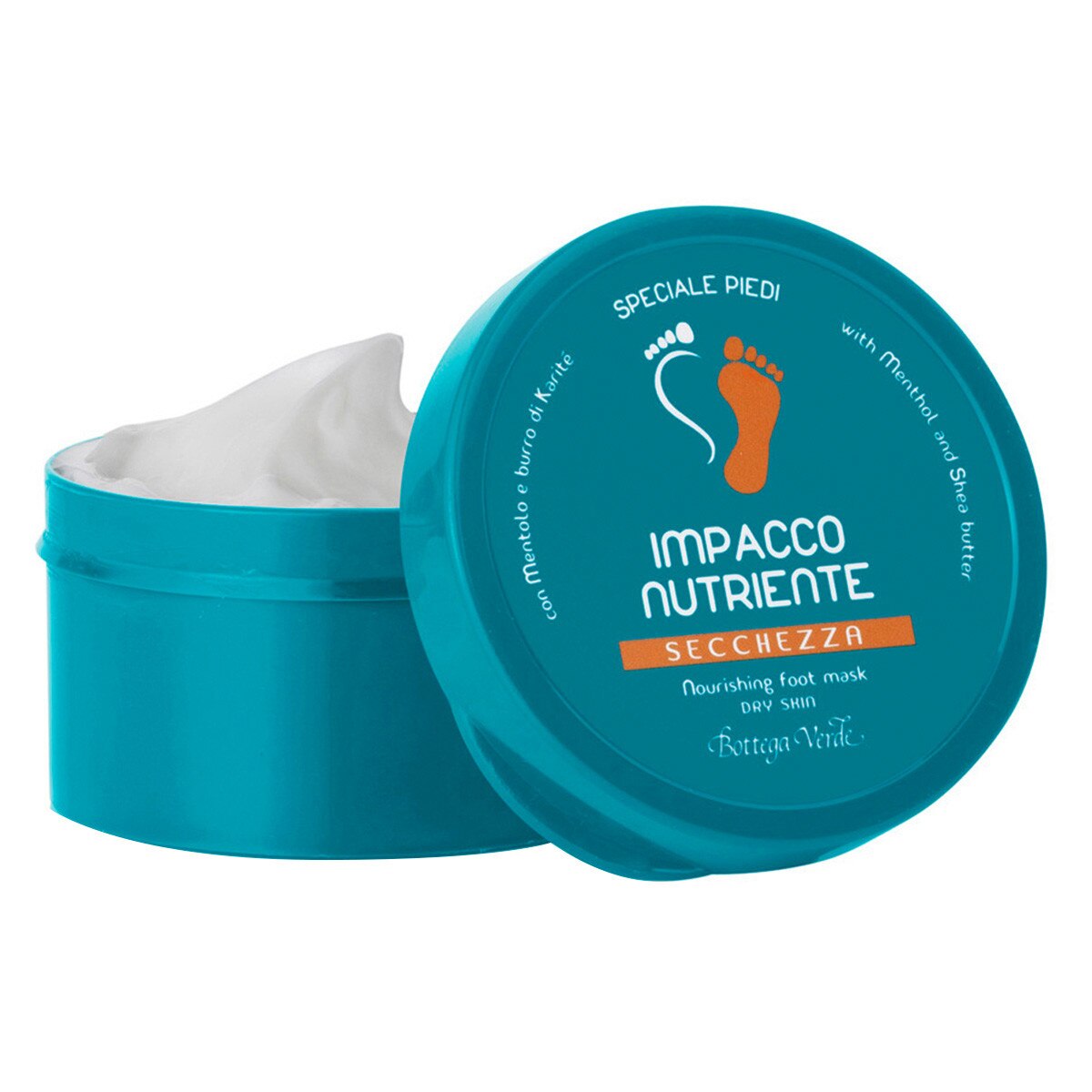 Crema hranitoare pentru picioare cu mentol si unt de shea - Speciale Piedi (100 ML), Bottega Verde