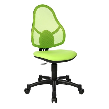 Scaun de birou pivotant pentru copii OPEN ART JUNIOR, mesh verde Scaun de birou pivotant pentru copii OPEN ART JUNIOR, mesh verde