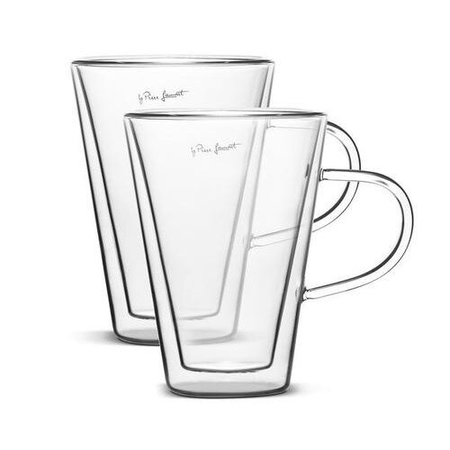 Set doua cani dublu borosilicate THERMO pentru bauturi reci si calde 300 ml