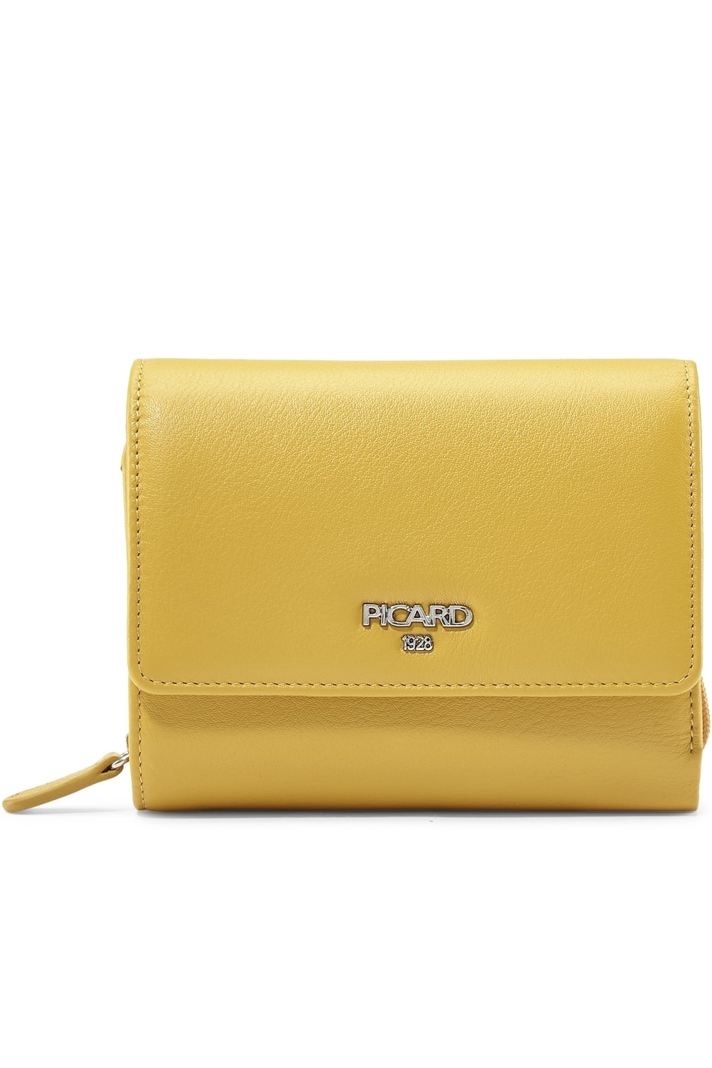 Portofel dama, PICARD, seria Bingo, piele naturala, galben