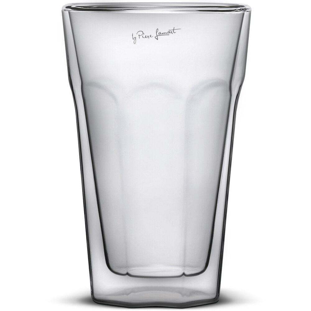 Set doua pahare dublu borosilicate THERMO pentru bauturi reci si calde 450 ml