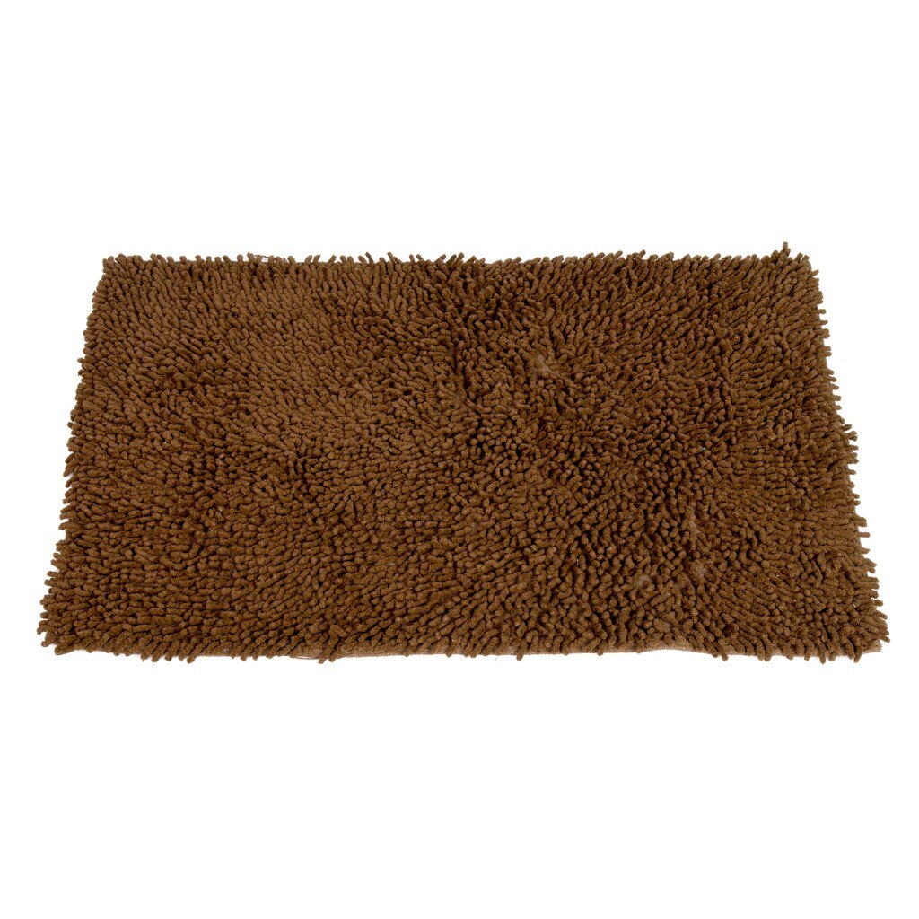 Covoras din bumbac Karlington Shaggy, 50x80 cm, maro