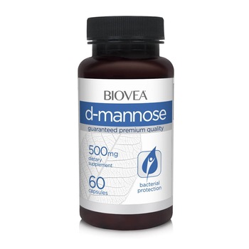D-Mannose 500mg 60 capsule, Biovea D-Mannose 500mg 60 capsule, Biovea