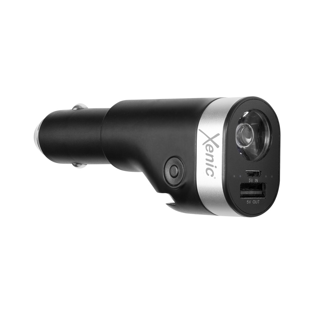 Multifunctional Xenic Led Car Torch, Black