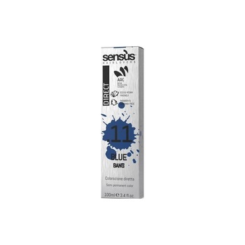Vopsea de par semipermanenta fara amoniac, Sensus, Direct Bang, Blue, 11, 100 ml Vopsea de par semipermanenta fara amoniac, Sensus, Direct Bang, Blue, 11, 100 ml