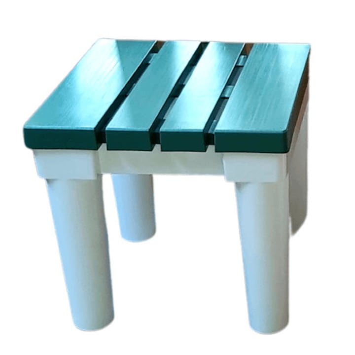 Zöld - Minőségi masszív sámli, kis szék, ülőke - 2 színben