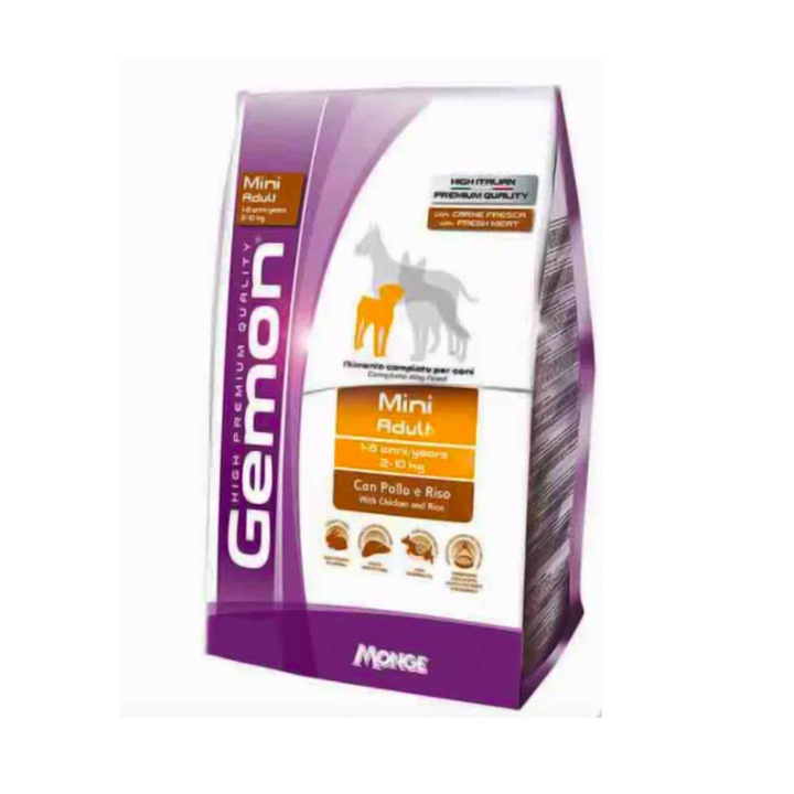 Hrana Uscata High Premium Pentru Caini Gemon Mini Cu Pui 20kg