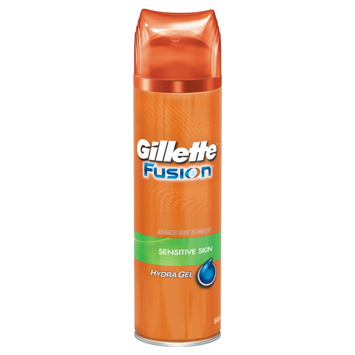 Gel de ras Gillette Fusion Sensitive, 200 ml