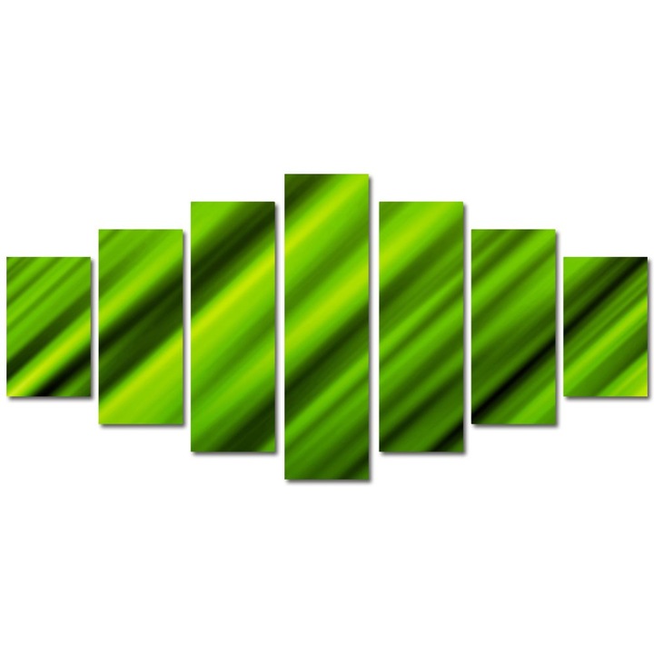 Tablou Multicanvas 7 Piese Abstract Decorativ, In viteza, 90 x 175 cm