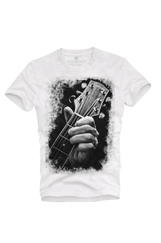 Tricou Guitar Head, UNDERWORLD, Bumbac, Alb Tricou Guitar Head, UNDERWORLD, Bumbac, Alb