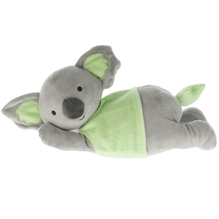 Плюшена играчка Mappy Velvet - Сънливата коала, 27 см, Сив/Зелен