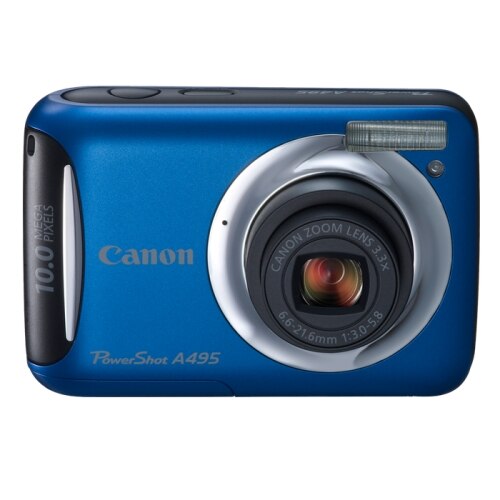 Aparat foto digital Canon PowerShot A495 Albastru - eMAG.ro