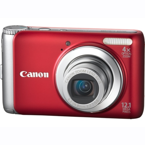 デジタルカメラ Canon PowerShot A3100 IS Aparat foto digital Canon PowerShot A3100 IS Rosu - eMAG.ro