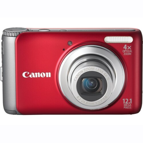 【B3041】 Canon PowerShot A3100 IS キャノン Aparat foto digital Canon PowerShot A3100 IS Rosu - eMAG.ro