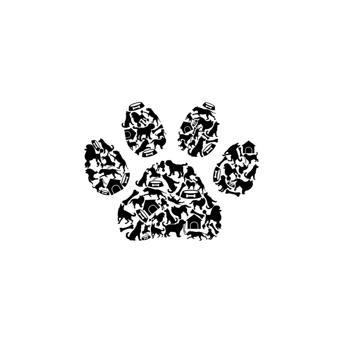 Poster -50x70 cm -Caini