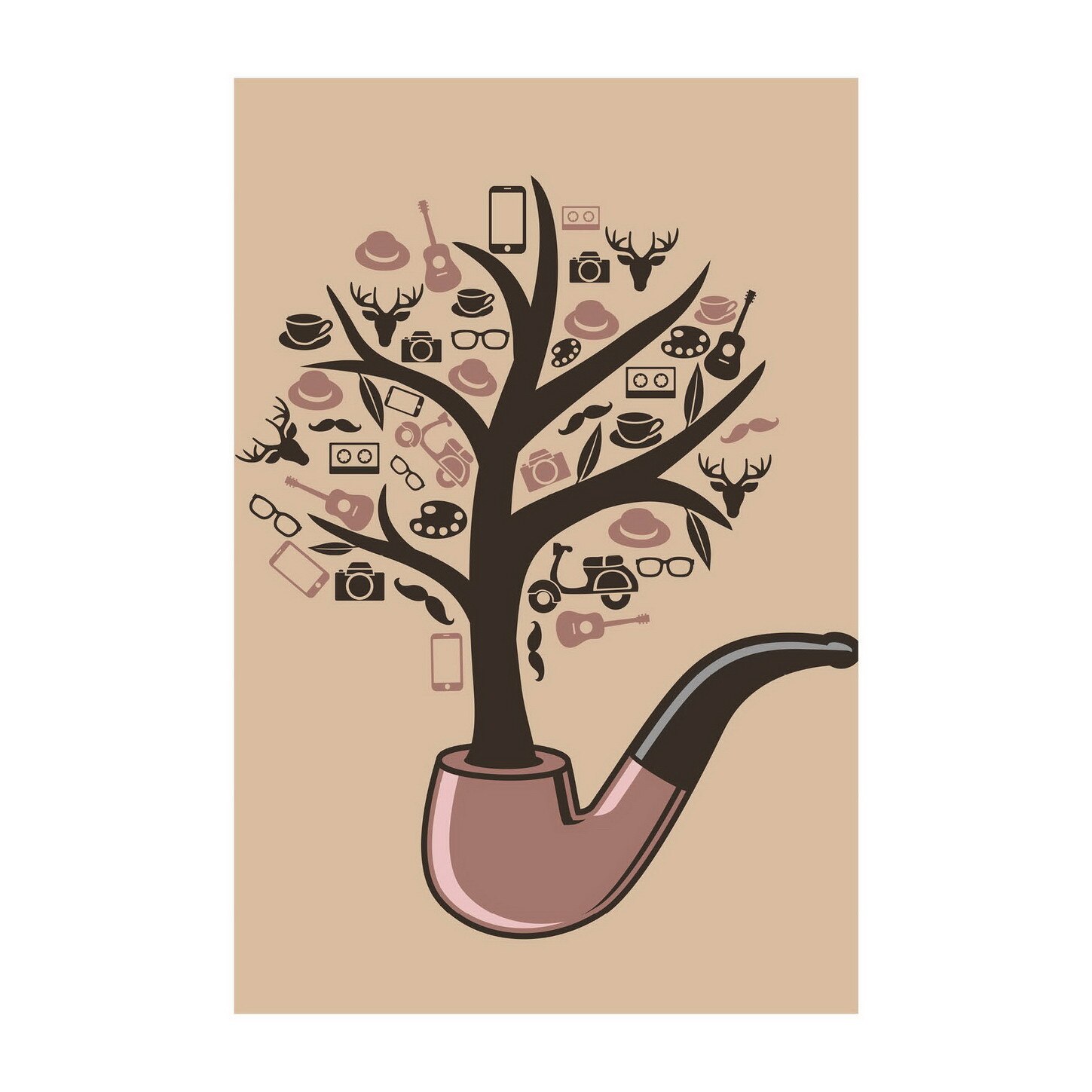 Poster -50x70 cm -Pipa copac