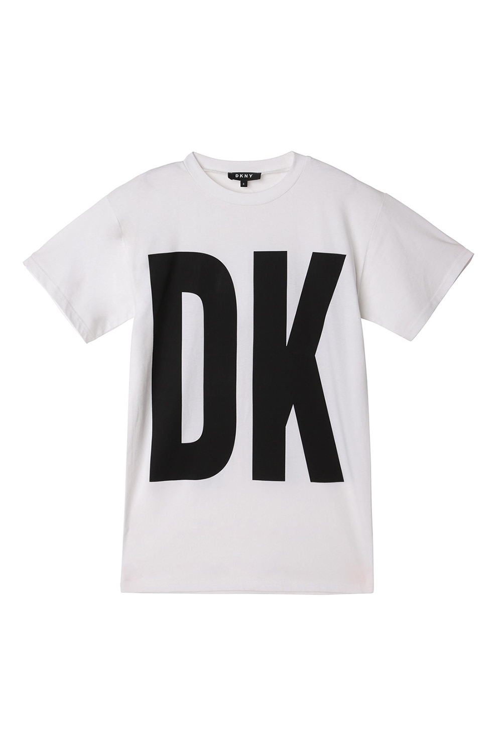 DKNY, Tricou cu imprimeu logo, Alb/Negru