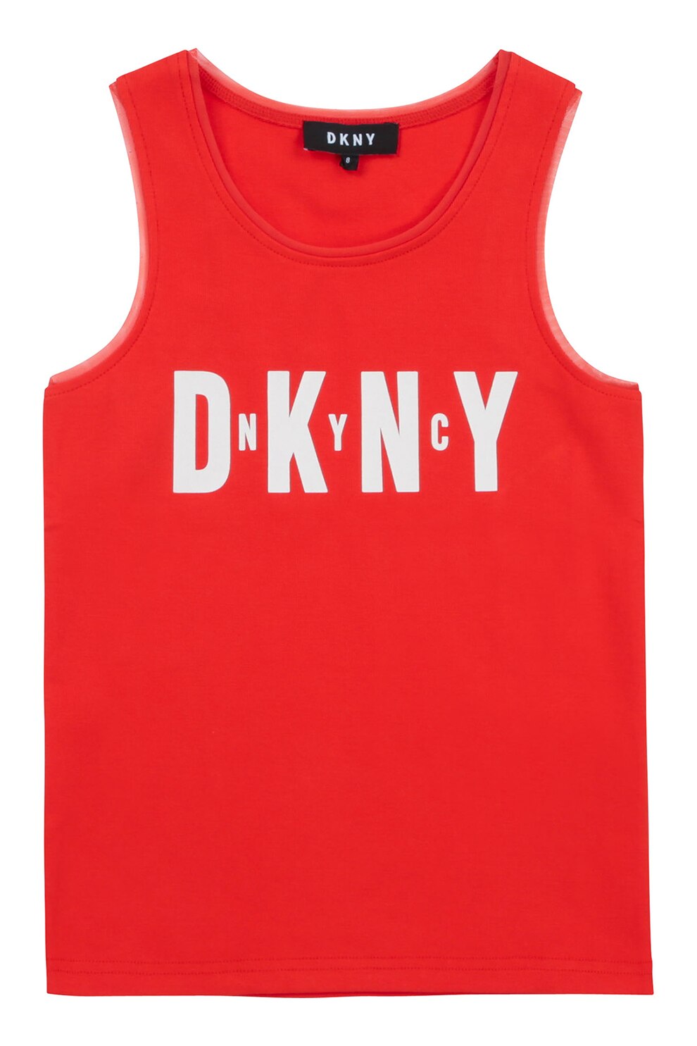 DKNY, Top cu imprimeu logo, Rosu