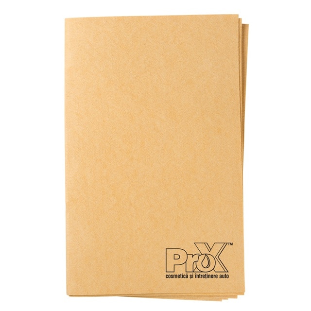 Laveta sintetica, Pro X, microfibra si PVA cu uscare rapida, galben, 50 x 54 cm